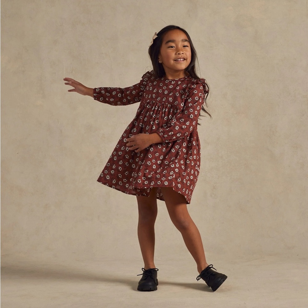 Rylee + Cru Red and White A-line Casual Dress